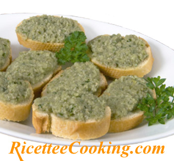 Bruschetta alla crema di carciofi